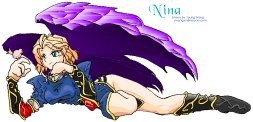 Nina lying down