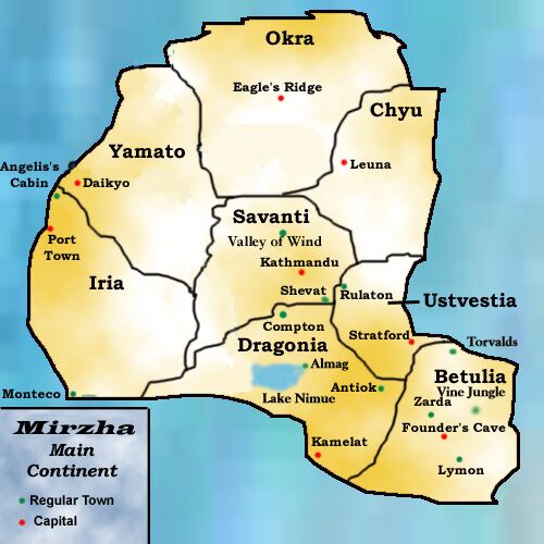 Map of Mirzha